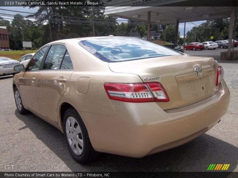 Sandy Beach Metallic / Bisque 2010 Toyota Camry LE