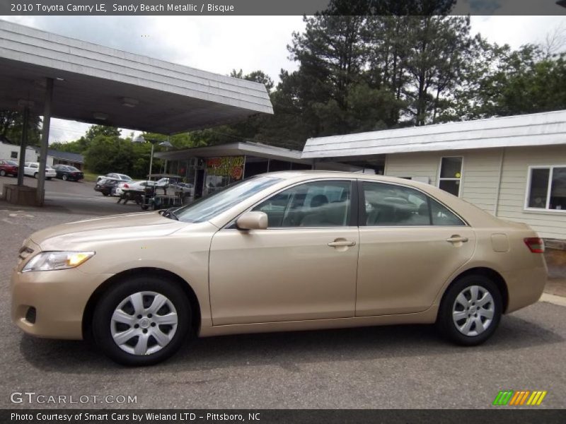 Sandy Beach Metallic / Bisque 2010 Toyota Camry LE