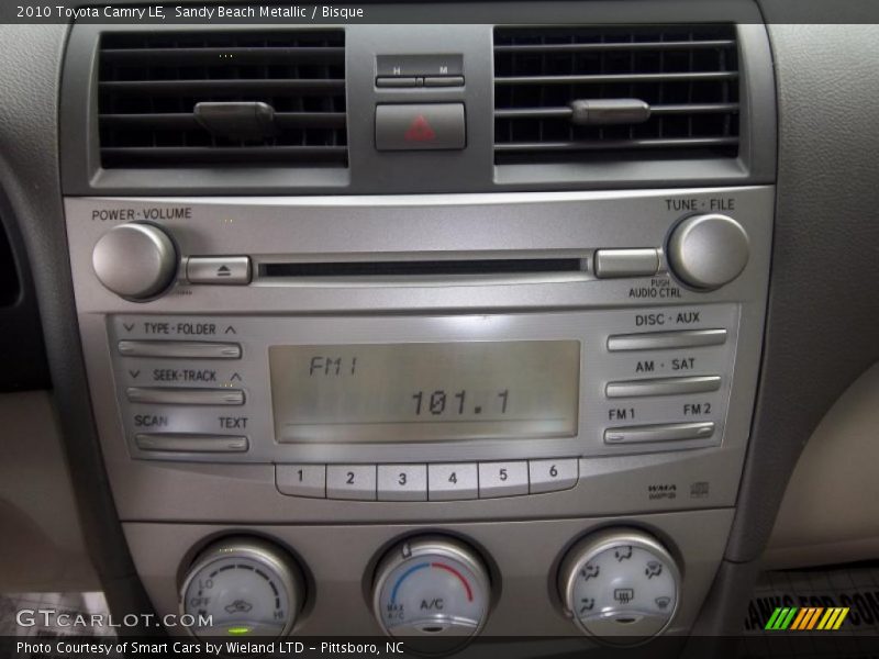 Sandy Beach Metallic / Bisque 2010 Toyota Camry LE