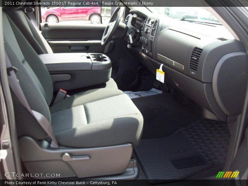 Taupe Gray Metallic / Ebony 2011 Chevrolet Silverado 1500 LT Regular Cab 4x4