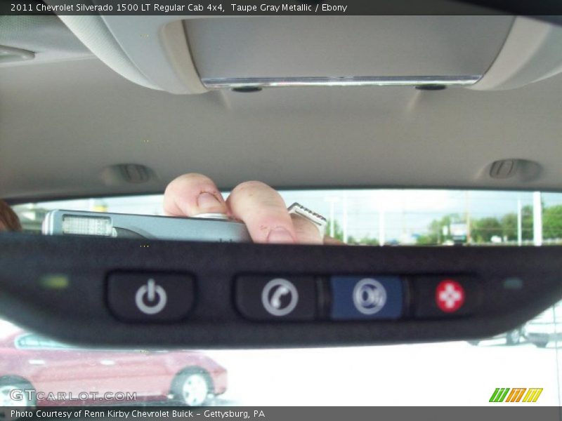 Taupe Gray Metallic / Ebony 2011 Chevrolet Silverado 1500 LT Regular Cab 4x4