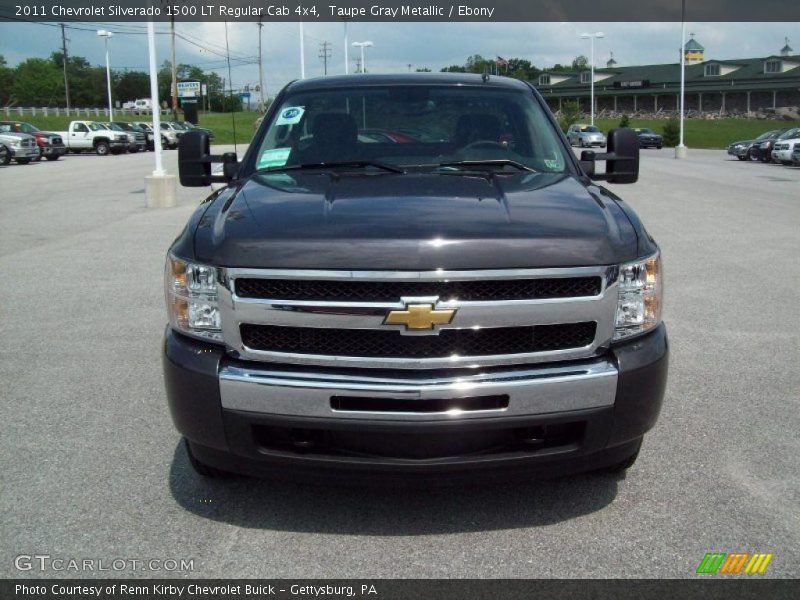 Taupe Gray Metallic / Ebony 2011 Chevrolet Silverado 1500 LT Regular Cab 4x4