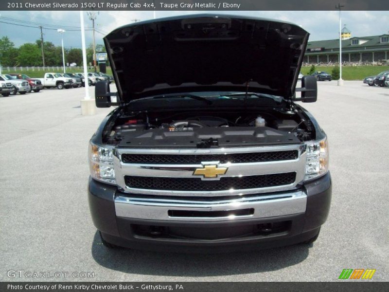 Taupe Gray Metallic / Ebony 2011 Chevrolet Silverado 1500 LT Regular Cab 4x4