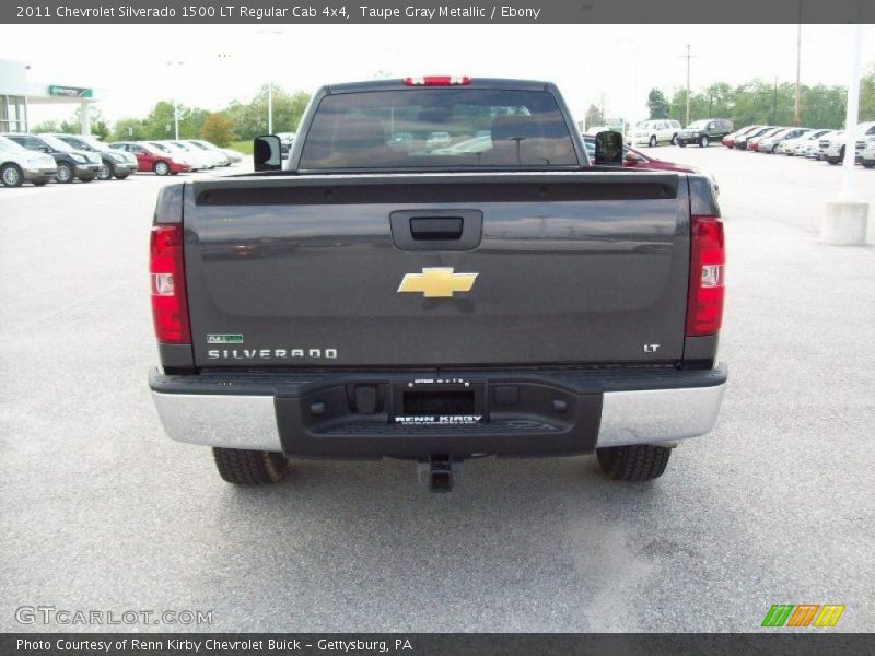 Taupe Gray Metallic / Ebony 2011 Chevrolet Silverado 1500 LT Regular Cab 4x4