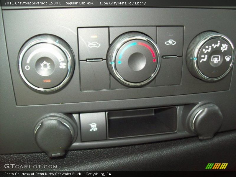 Taupe Gray Metallic / Ebony 2011 Chevrolet Silverado 1500 LT Regular Cab 4x4