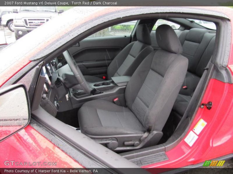 Torch Red / Dark Charcoal 2007 Ford Mustang V6 Deluxe Coupe