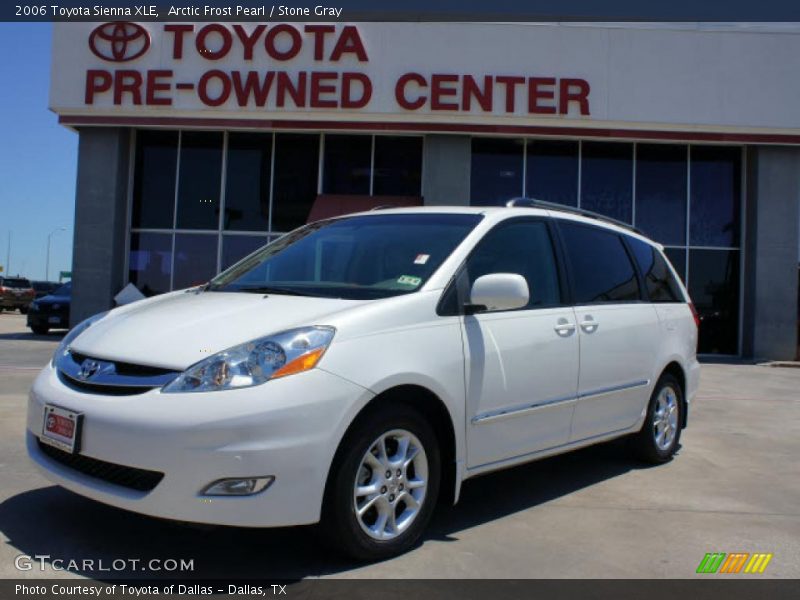 Arctic Frost Pearl / Stone Gray 2006 Toyota Sienna XLE