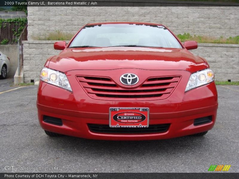 Barcelona Red Metallic / Ash 2009 Toyota Camry LE