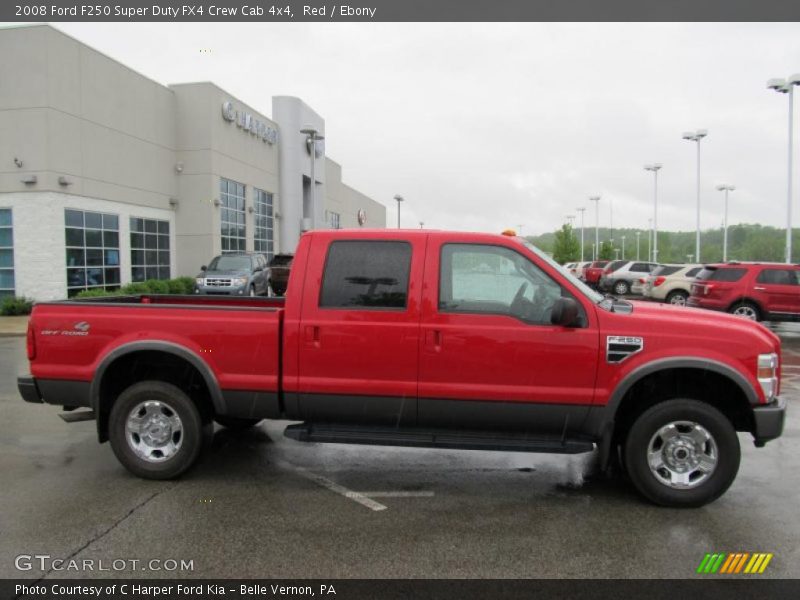  2008 F250 Super Duty FX4 Crew Cab 4x4 Red