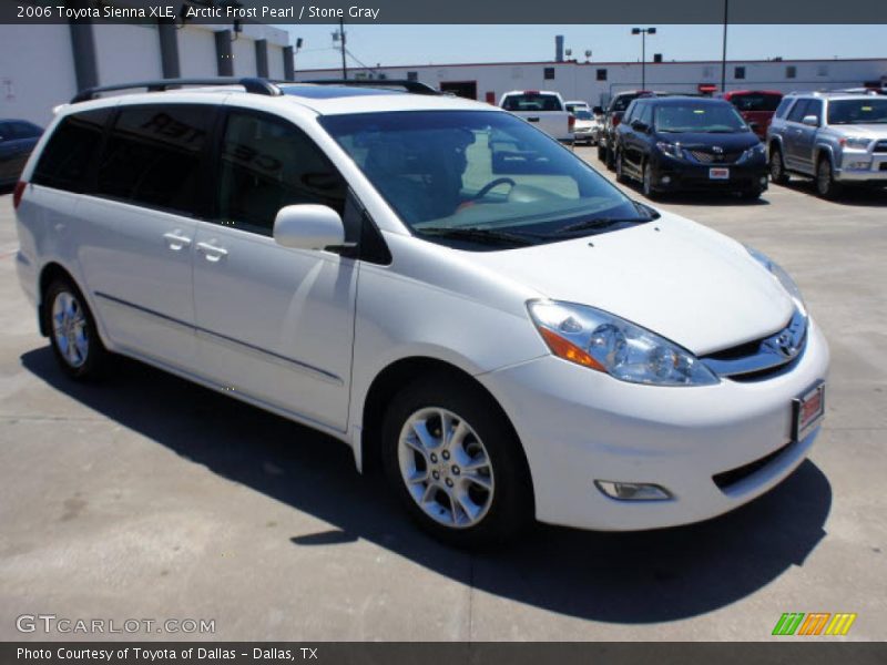 Arctic Frost Pearl / Stone Gray 2006 Toyota Sienna XLE