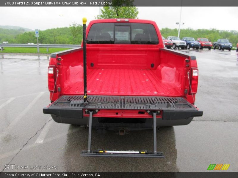 Red / Ebony 2008 Ford F250 Super Duty FX4 Crew Cab 4x4