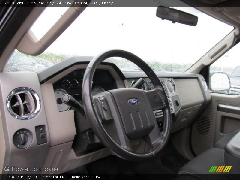 Dashboard of 2008 F250 Super Duty FX4 Crew Cab 4x4
