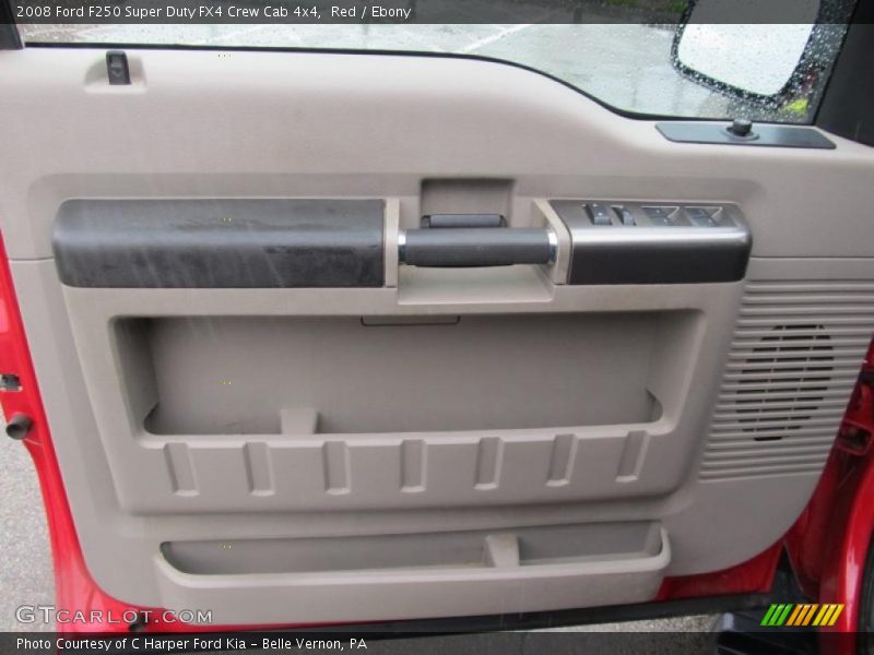 Red / Ebony 2008 Ford F250 Super Duty FX4 Crew Cab 4x4