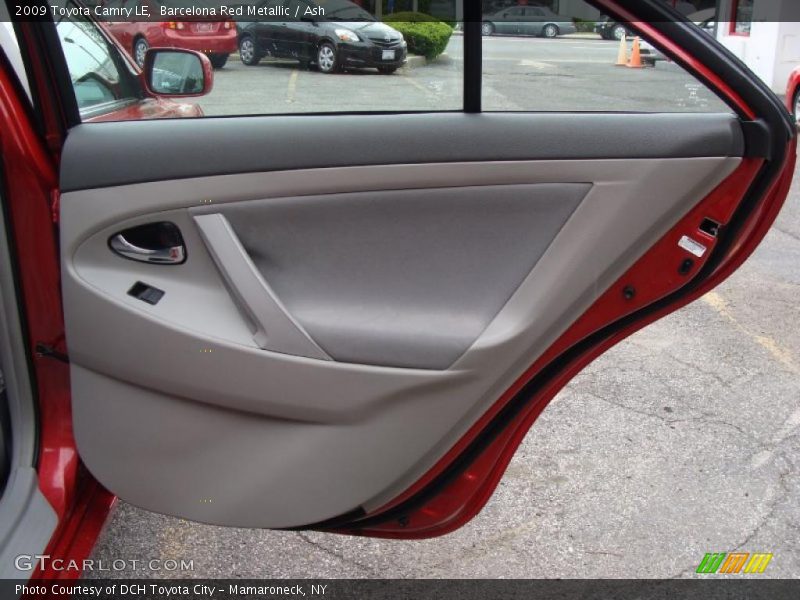Barcelona Red Metallic / Ash 2009 Toyota Camry LE