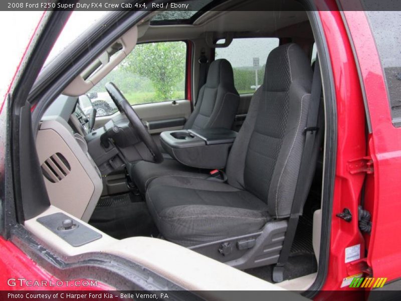Red / Ebony 2008 Ford F250 Super Duty FX4 Crew Cab 4x4