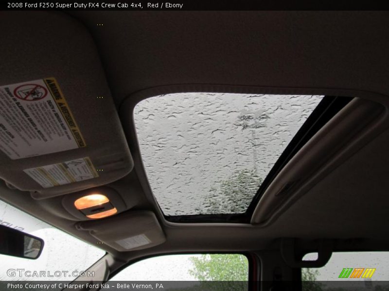 Red / Ebony 2008 Ford F250 Super Duty FX4 Crew Cab 4x4