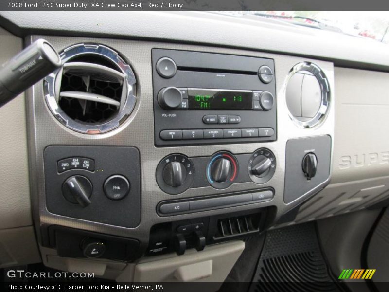 Controls of 2008 F250 Super Duty FX4 Crew Cab 4x4