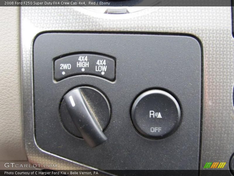 Red / Ebony 2008 Ford F250 Super Duty FX4 Crew Cab 4x4
