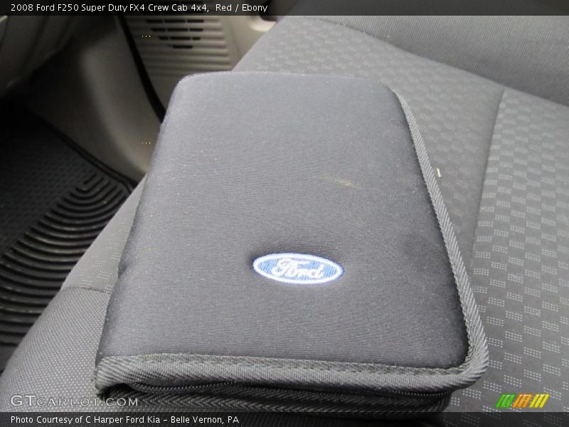 Red / Ebony 2008 Ford F250 Super Duty FX4 Crew Cab 4x4