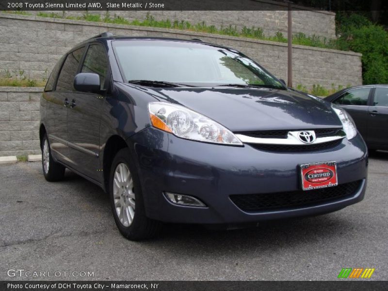 Slate Metallic / Stone 2008 Toyota Sienna Limited AWD