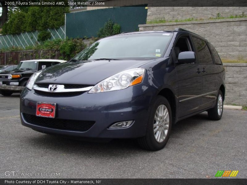 Slate Metallic / Stone 2008 Toyota Sienna Limited AWD