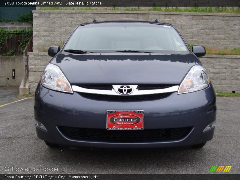 Slate Metallic / Stone 2008 Toyota Sienna Limited AWD