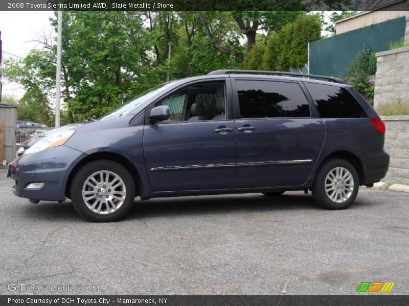 Slate Metallic / Stone 2008 Toyota Sienna Limited AWD