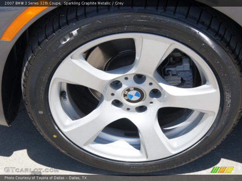Sparkling Graphite Metallic / Grey 2007 BMW 3 Series 328i Coupe