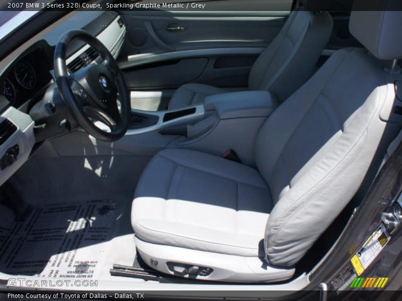 Sparkling Graphite Metallic / Grey 2007 BMW 3 Series 328i Coupe