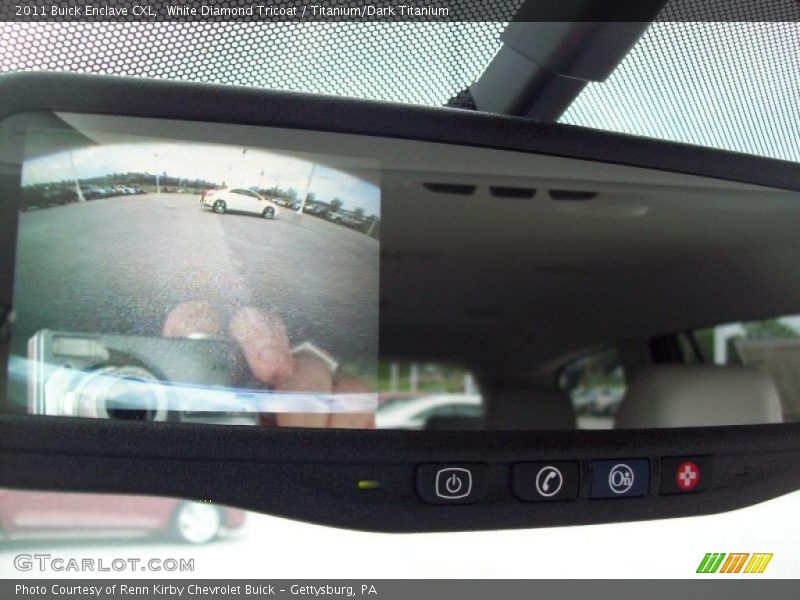 White Diamond Tricoat / Titanium/Dark Titanium 2011 Buick Enclave CXL