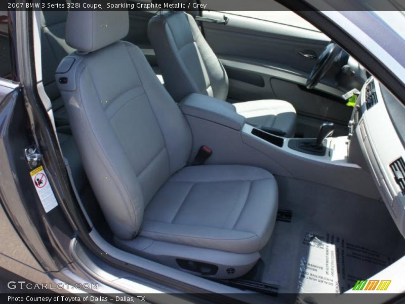 Sparkling Graphite Metallic / Grey 2007 BMW 3 Series 328i Coupe