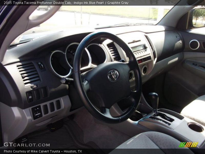 Indigo Ink Blue Pearl / Graphite Gray 2005 Toyota Tacoma PreRunner Double Cab