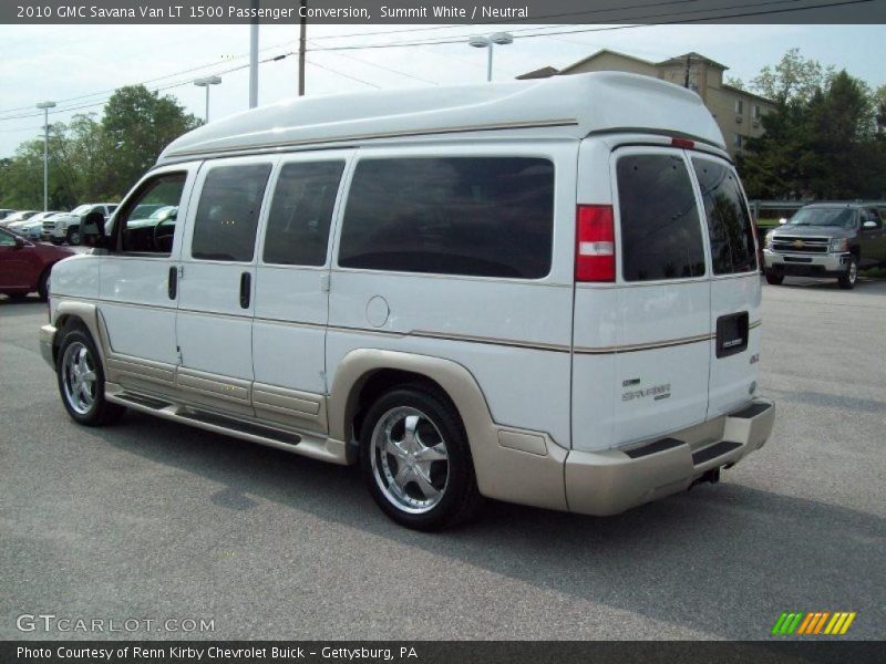 Summit White / Neutral 2010 GMC Savana Van LT 1500 Passenger Conversion