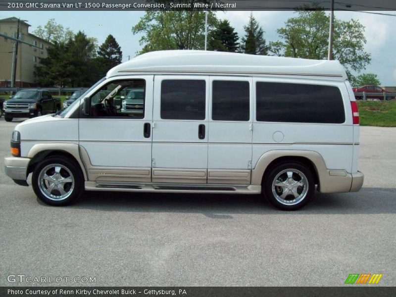 Summit White / Neutral 2010 GMC Savana Van LT 1500 Passenger Conversion