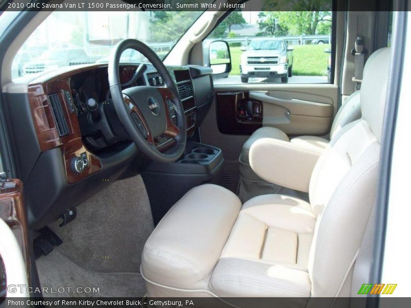 Summit White / Neutral 2010 GMC Savana Van LT 1500 Passenger Conversion