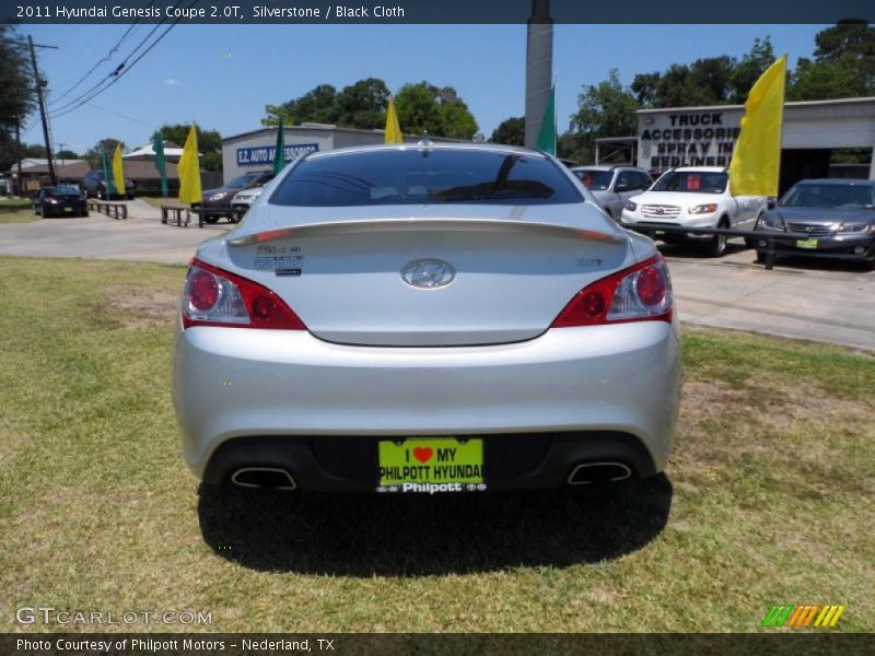 Silverstone / Black Cloth 2011 Hyundai Genesis Coupe 2.0T