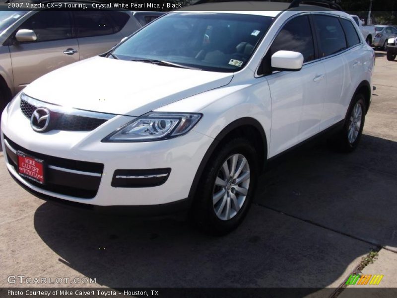 Crystal White Pearl Mica / Black 2007 Mazda CX-9 Touring