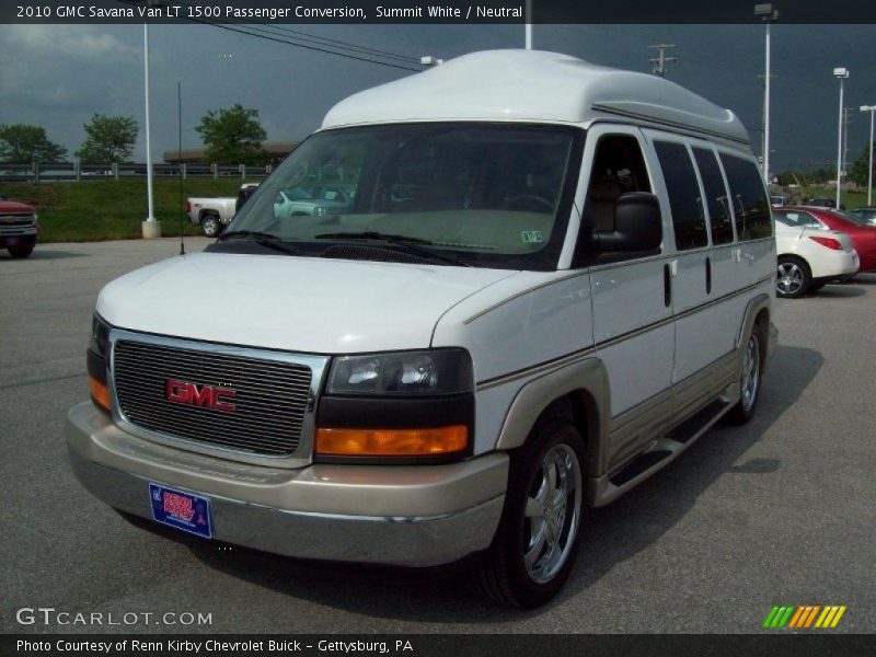 Summit White / Neutral 2010 GMC Savana Van LT 1500 Passenger Conversion