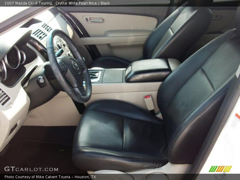 Crystal White Pearl Mica / Black 2007 Mazda CX-9 Touring