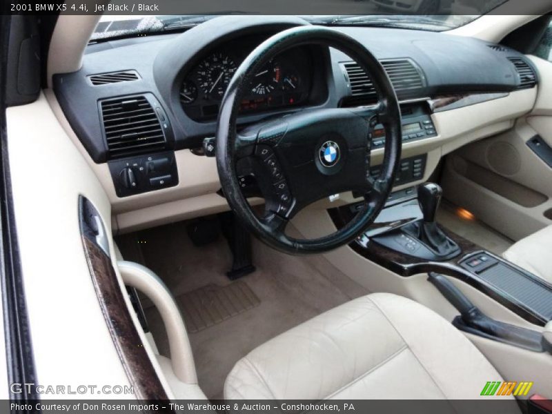 Jet Black / Black 2001 BMW X5 4.4i
