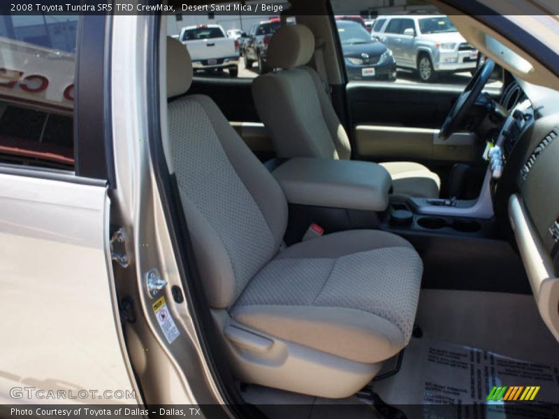 Desert Sand Mica / Beige 2008 Toyota Tundra SR5 TRD CrewMax