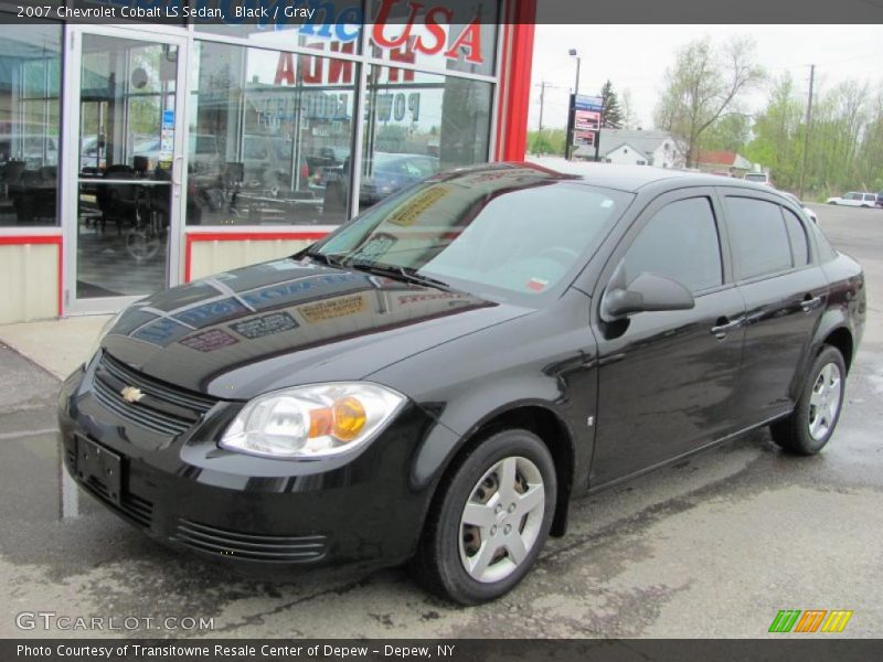 Black / Gray 2007 Chevrolet Cobalt LS Sedan