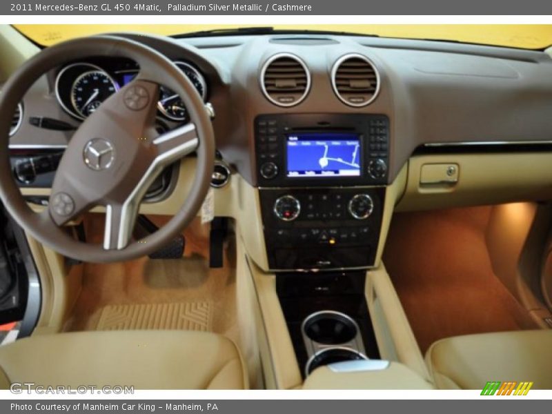 Palladium Silver Metallic / Cashmere 2011 Mercedes-Benz GL 450 4Matic