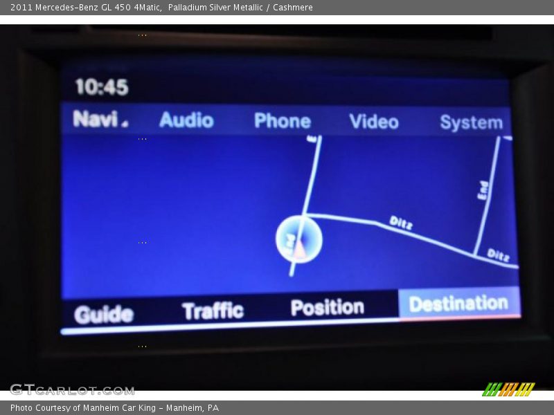 Palladium Silver Metallic / Cashmere 2011 Mercedes-Benz GL 450 4Matic