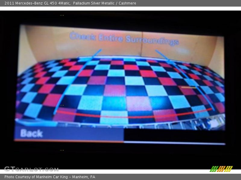 Palladium Silver Metallic / Cashmere 2011 Mercedes-Benz GL 450 4Matic