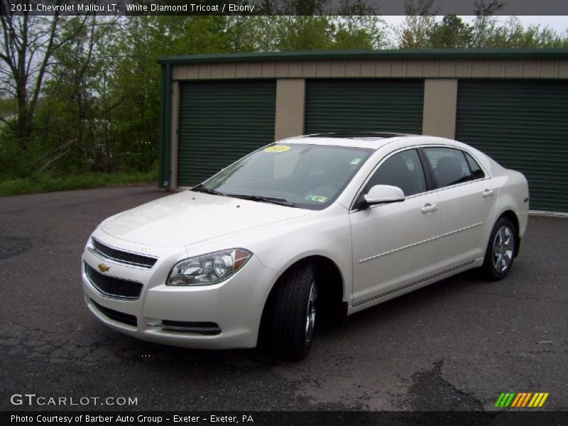 White Diamond Tricoat / Ebony 2011 Chevrolet Malibu LT