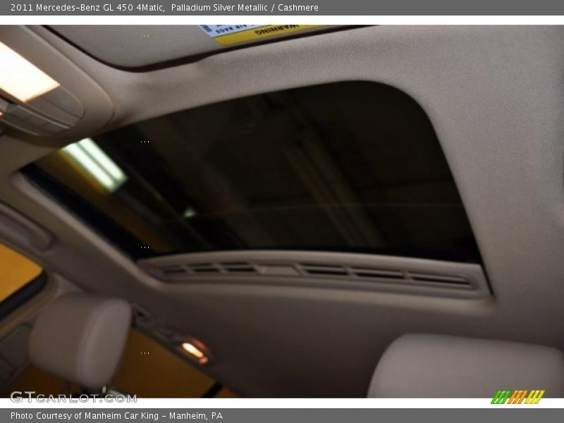 Palladium Silver Metallic / Cashmere 2011 Mercedes-Benz GL 450 4Matic