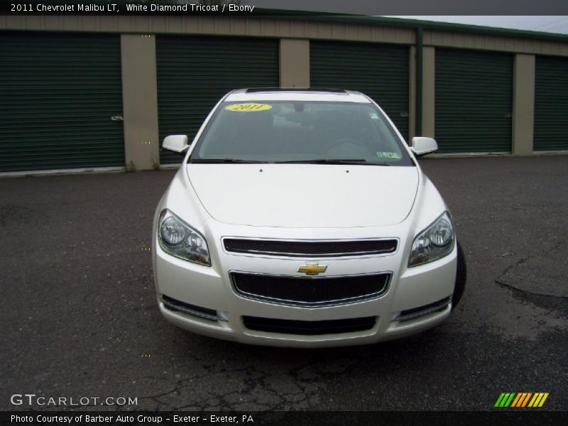 White Diamond Tricoat / Ebony 2011 Chevrolet Malibu LT