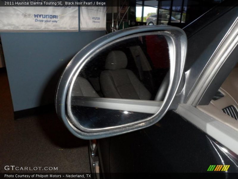 Black Noir Pearl / Beige 2011 Hyundai Elantra Touring SE
