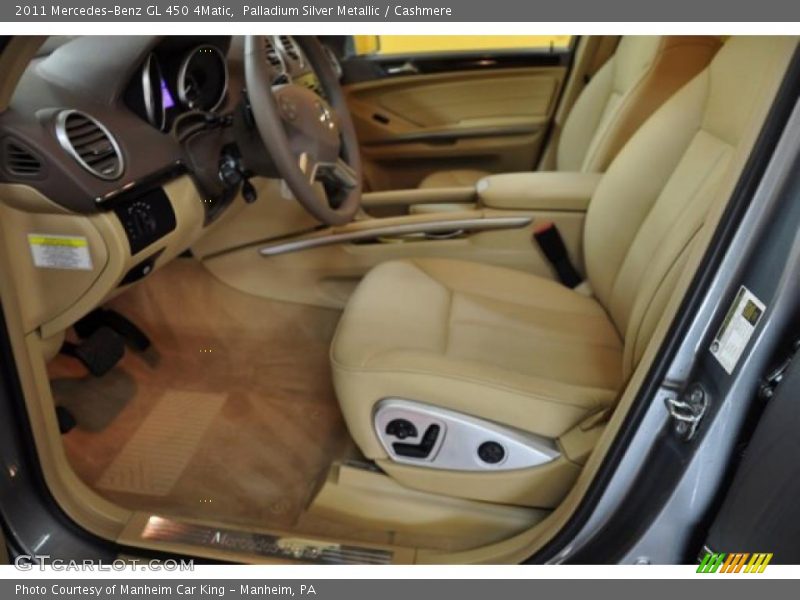 Palladium Silver Metallic / Cashmere 2011 Mercedes-Benz GL 450 4Matic
